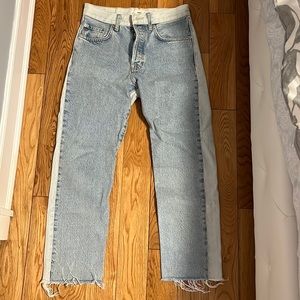 Double colored jeans Ig